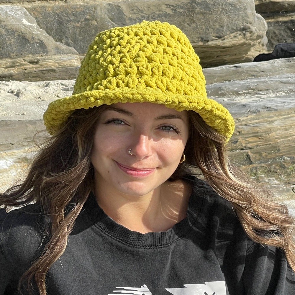 Canary Yellow Terry Bucket Hat